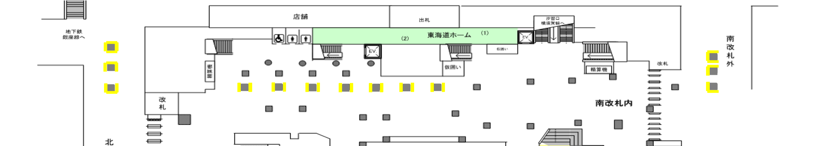 Ｊ･ＡＤビジョン 新橋駅セット３１配置図