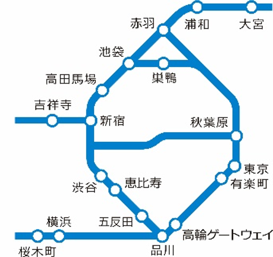 Ｊ･ＡＤビジョン ステーションネットワーク配置図