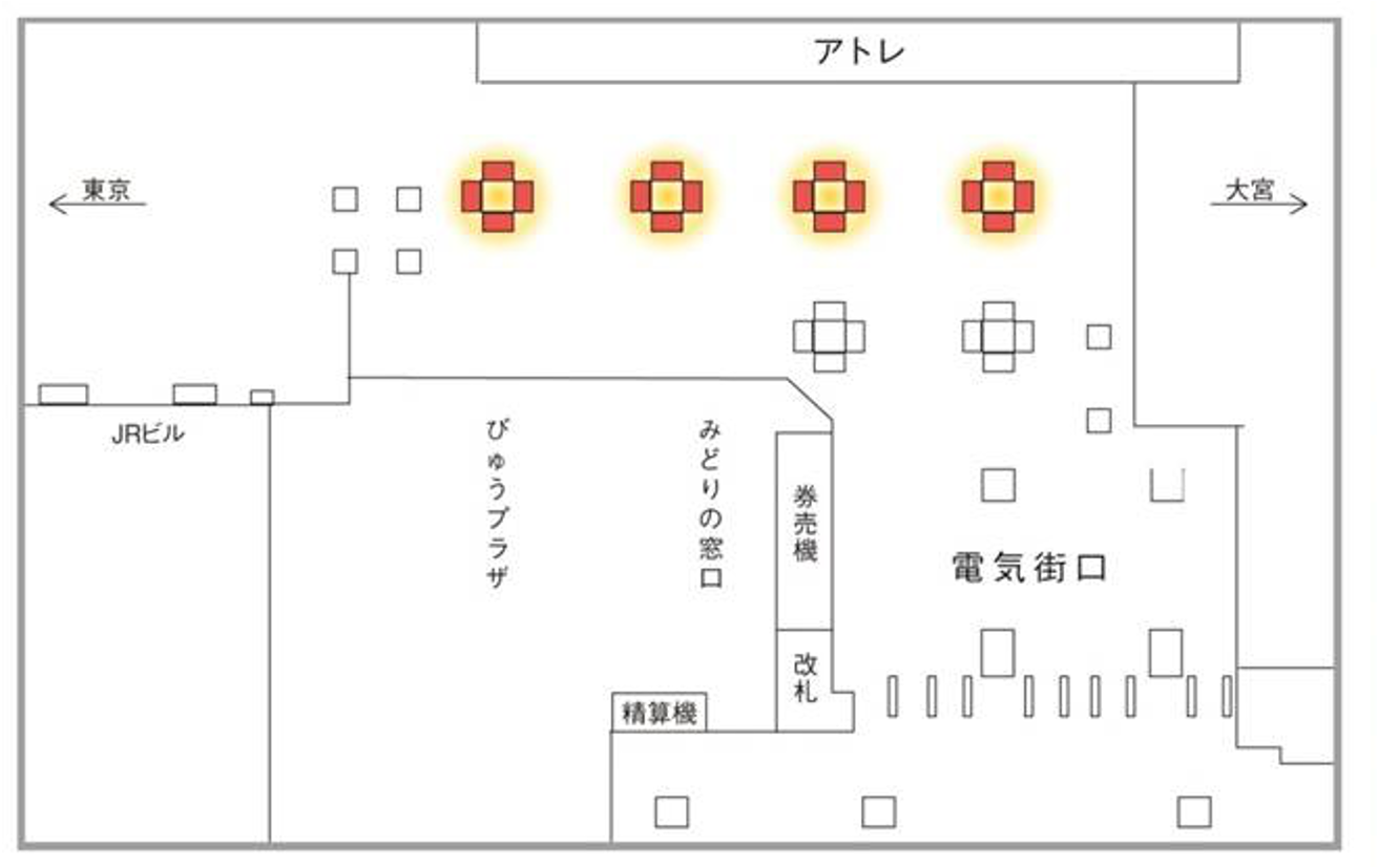 Ｊ･ＡＤビジョン 秋葉原駅新電気街口配置図