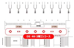 阪急大阪梅田駅4K３Fコンコースビジョン