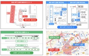 阪急・阪神・神戸地下鉄三宮まるごとDSセット配置図